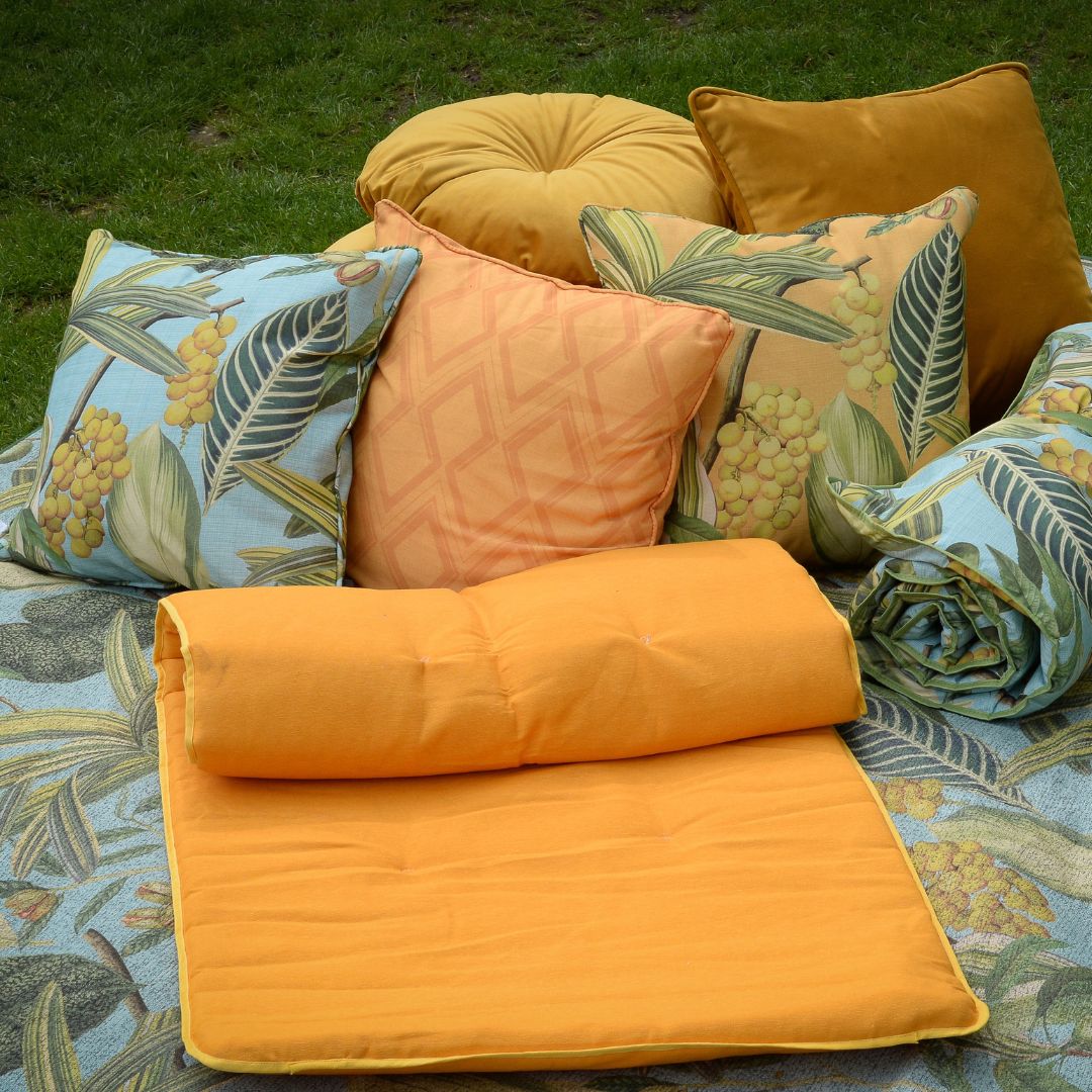 Outdoor textil pro pohodlné venkovní posezení